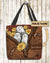 Personalized Owl All Over Tote Bag - TO539PS