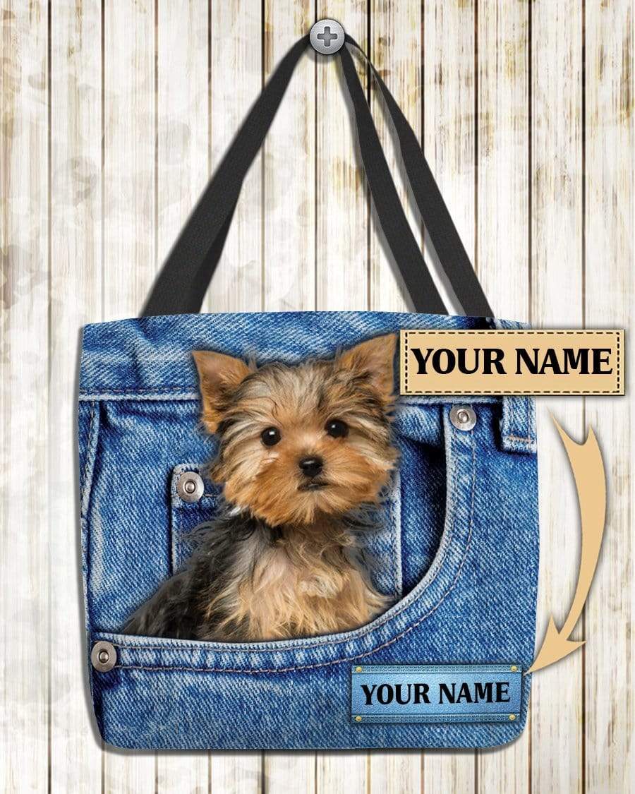 Personalized Yorkshire All Over Tote Bag - TO312PS