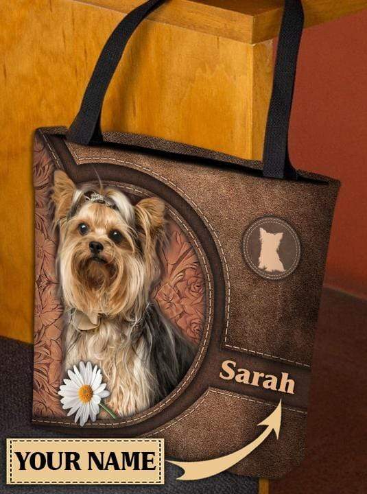 Personalized Yorkshire All Over Tote Bag - TO117PS